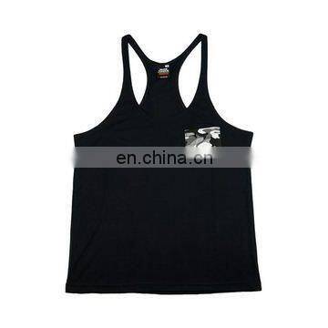 fashion pocket gym singlet Y-back -/ Gold gym singlet -Custom Printed Gym Singlets, Cotton gym singlet, T Back singlet