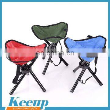 Promotional Cheap advertising folding finish triangle stools