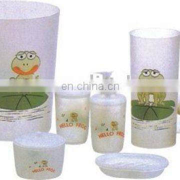 plastic bathroom set,bathroom accessories