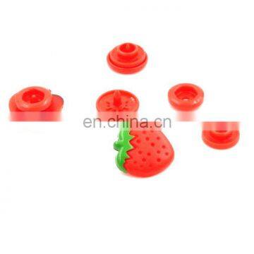Hot Baby Online Shop for Fabric Snap Button/ Fabric Fasteners/customized Colorful Strawberry Shape Using for Baby Diaper photo-2