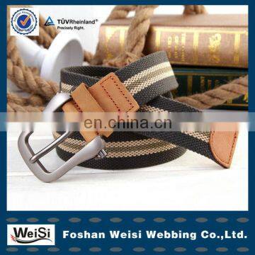 2015 Selling Pin Buckle Fashion Knitted Belt for men