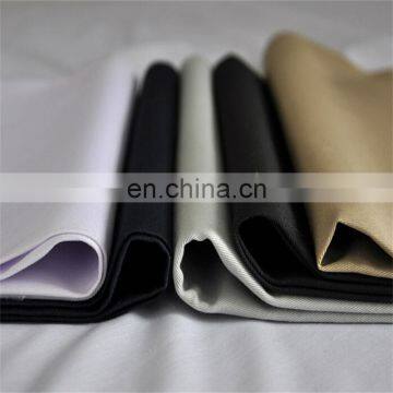 TC 65/35 Twill Fabric For Workwear and Chef Kitchen Uniform in Weight 190-245gsm Twill Continue Dyeing