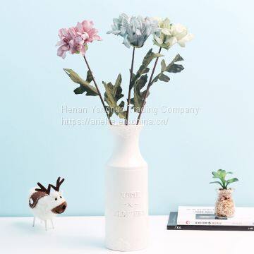 Cheap Artificial Flower Wedding Photography Hand Bouquet Single Stem PE Peony