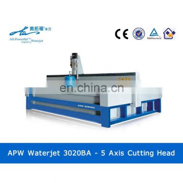 APW CNC Control High Pressure Waterjet Cutting Machine With 3D Function