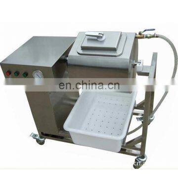 Automatic vacuum pork meat mixing blending marinating rolling tumbler machine