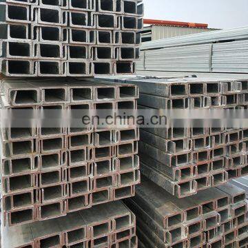 Perforated Unistrut EN S2350JO Galvanized Large Steel U Channel