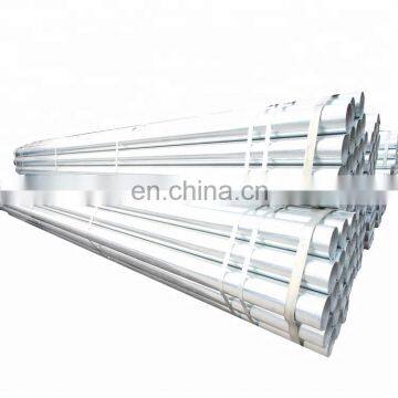 carbon steel thick wall bs1387 q235 galvanised tube hot dippped galvanized pipe