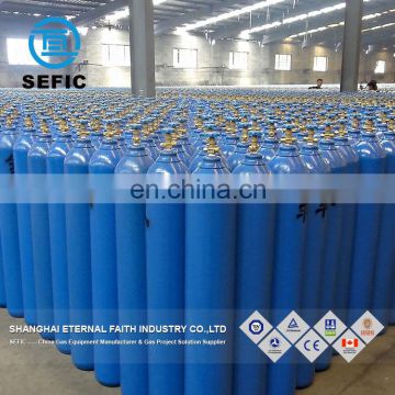 EN ISO9809 Seamless Steel Oxygen Bottle Medical Gas Cylinder Balloon Helium Cylinder