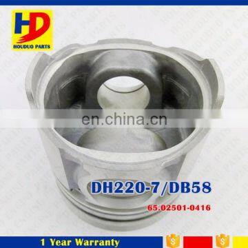 DH220-7 DH220-5 Piston Engine Parts DB58 Piston 102mm Price 65.02501-0416