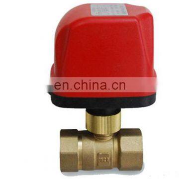 2 way Fan coil valve CWX-50K DN20 G3/4'' BSP Motor operation CR02 220V electric ball valve brass