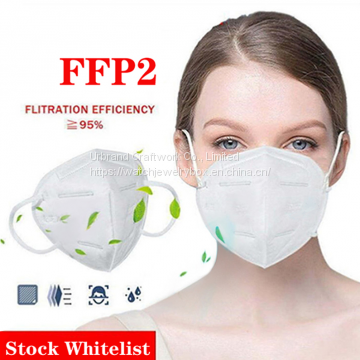 High Quality Wholesale Disposable Protective Face Mask 5 layer FFP 2 mask aurora 9501v 8120 masken