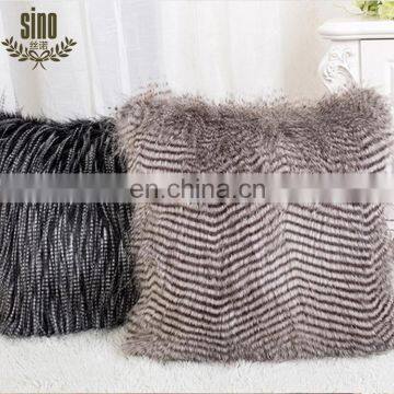 Top Quality Faux Fur Feather Cushion Cover Set  Home Decor