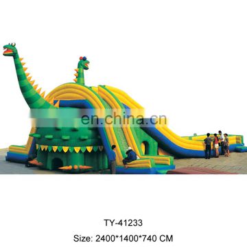 Water Park Giant Outdoor Dinosaur Inflatable Slide