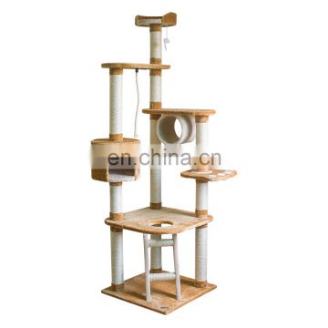 Indoor Big Size Sisal Cat Tree With Ladder