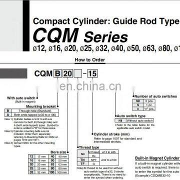 SMC 3 Stage Pneumatic Cylinder CDQMB32-15-M9BVL 0.15-0.7MPA photo-6