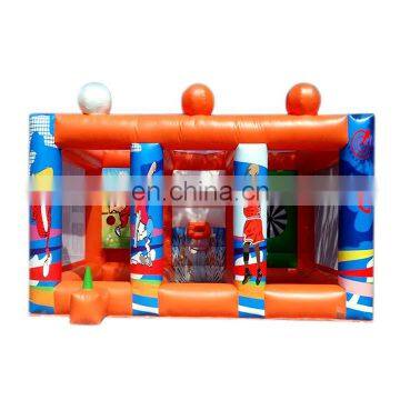 3 in 1 inflatable carnival games inflatable football toss game