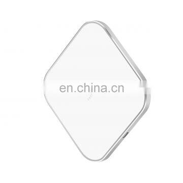 Square Ultra Slim Design Wireless Charging Temperature Protection Fast Charging LED Light QI Wireless Charger photo-3