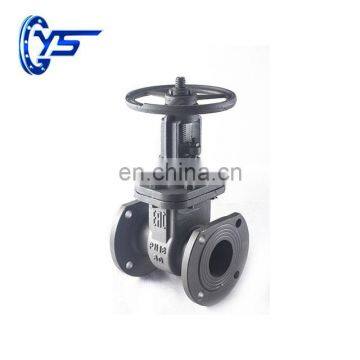 China wedge Carbon Steel stem  PN16 DN80 3 inch Cuniform  WCB  Gate Valve Gearbox