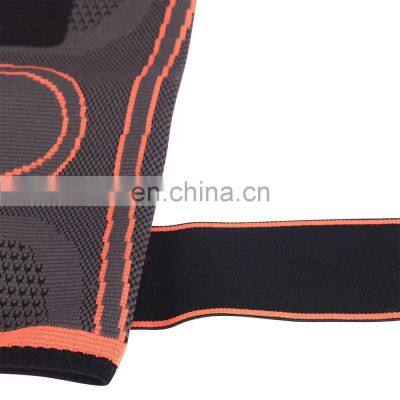 Cross Fit Training Knee Pads Brace Compression Sports Knee Sleeve Support With Adjustable Straps