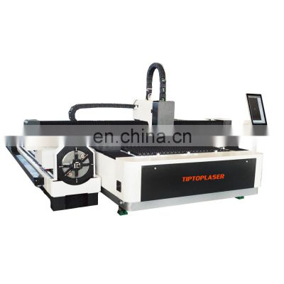 Professional fiber laser cutting machine for pipe tube cutting with Automatic pneumatic chuck