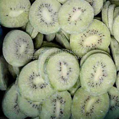 Frozen kiwi fruit sliced IQF