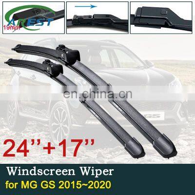 for MG GS 2015~2020 Front Window Windshield Windscreen Wipers Car Wiper Blades Car Accessories 2016 2017 2018 2019