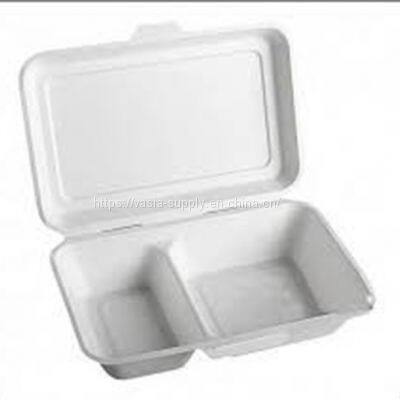 Takeaway Food Containers Bagasse Sugar-Cane Fiber 6.5 Disposable Biodegradable