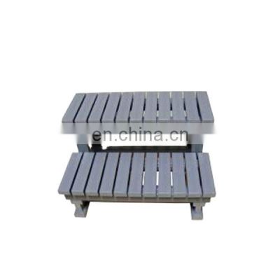 Massage Hot Tub Steps PS Material Waterproof Wood Steps Hot Tub Plastic Step