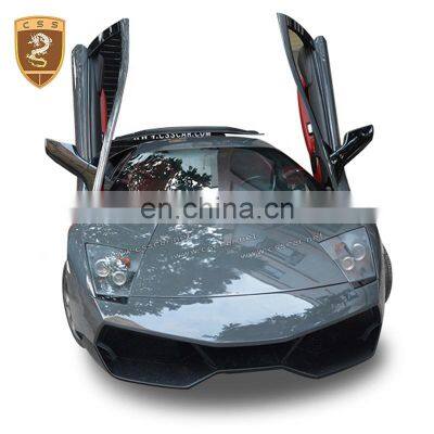 LP670 Style Dry Carbon Fiber Engine Hood Fenders Exhaust Tips Wing Rear Front Bumper For Lambor LP640 Body Kits