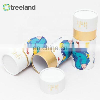 Cardboard Powder Paper Tube Packaging Boxes Solid Beverages Packaging for Bottles