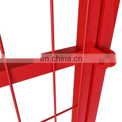 Red Canada Temporary Fence With Small Gate photo-2