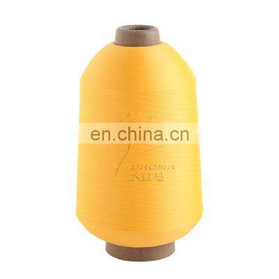 Yarn supplier Dhoma high elastic polyester stretch yarn DTY for knitting weaving