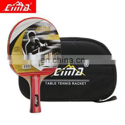 Table Tennis Paddle Professional Ping-Pon Paddle Table Tennis Racket with Carbon Fiber Blade Premium Carrying Case