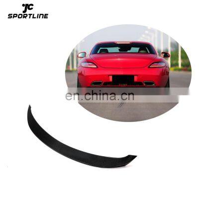 JCSPORTLINE C197 Carbon Rear Spoiler for Mercedes Benz SLS AMG C197 2010-2014