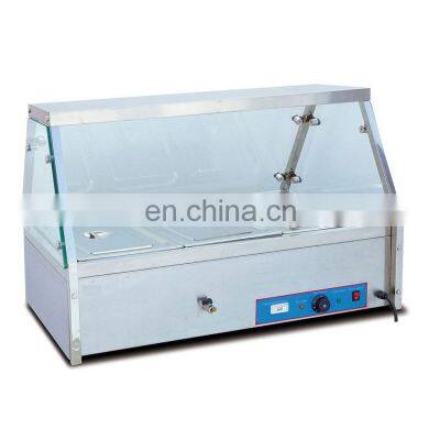 Restaurant Electric Hot buffet Bain Marie with Glass Display