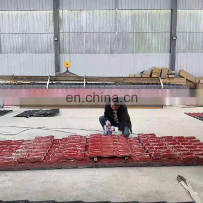 Factory Directly Supplies Canopy Engineering Tile Resin Tile Wholesale PVC Plastic Antique Villa Glazed Roof Tile