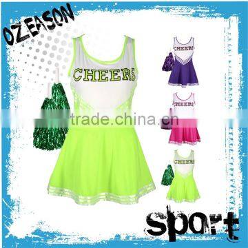 Wholesale Women Wonder Girl Cheerleading Costumes Cheerleader Uniform For Adult