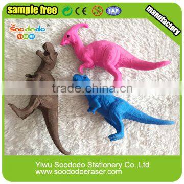 Kids Big 3D Dinosaur Shaoped Rubber TPR Eraser photo-3
