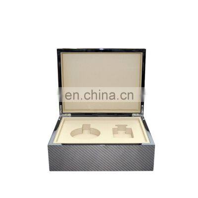 Perfume Packaging Box MDF Wood Top Luxury Elegant Gift Custom Double Perfume Box photo-2