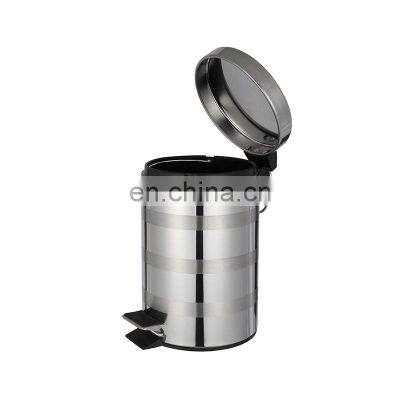 5-литровый мусорный бак, мусорная корзина, пылесборник с педалью для мусора photo-3