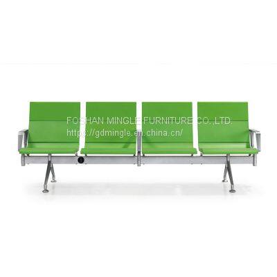 3~5 Seat Pu Aluminum Material Airport Public Waiting Room Chair