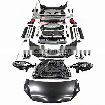 100% fit complete car front/rear bumper assembly grille headlights tail lights for Toyota Alphard Vellfire modified LM style