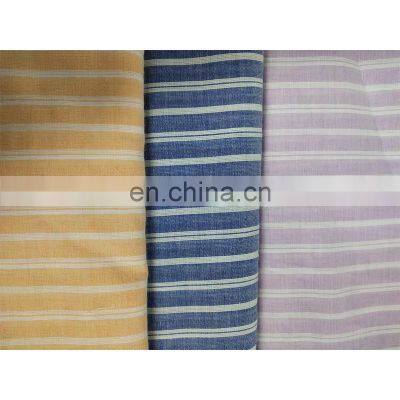 Manufacturer Well Made 94%cotton 6%rayon Cotton Rayon Fabric Striped Fabric photo-4