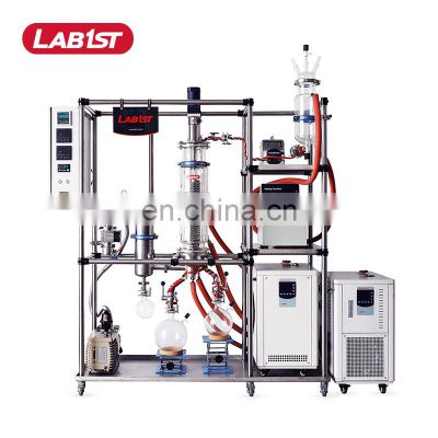 OEM Customizable Hybrid Turnkey Industrial Short Path Distiller Wiped Film Mulecular Distillation Machine