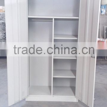 Factory Price 2 Door Steel Locker Wardrobe/Metal Wardrobe Locker