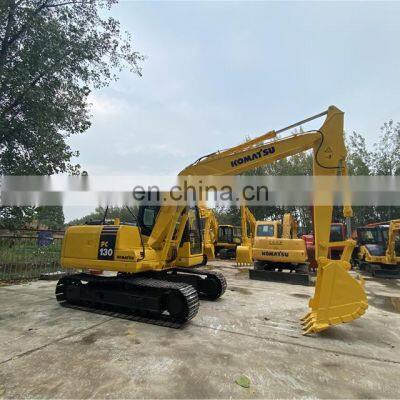 Second hand komatsu digging machine pc130-7 with breaker line