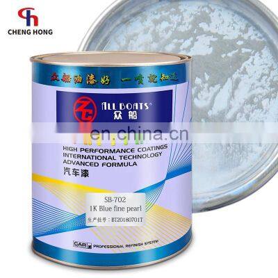 ALL BOATS BRAND 1K blue fine pearl colors automotive refinish paint for car body repair shop car paint