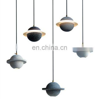 Planet LED Chandelier Hotel Commercial Industrial Style Indoor Bedroom Bedside Decorative Pendant Light