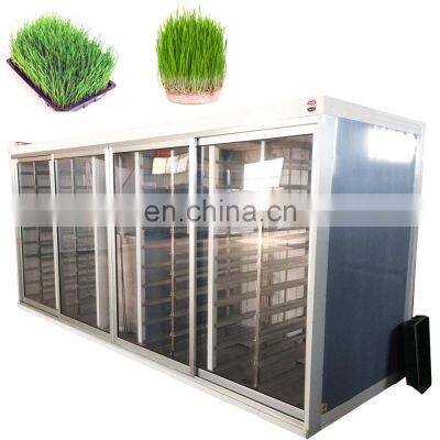 Industry automatic hydroponic fodder barley grass soybean growing system seeds sprouting machine