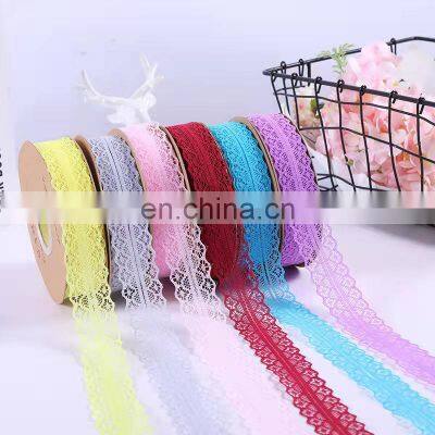 Wholesale Factory Lace Decorative Nylon Lace Burlap Gift Ribbon For DIY Decoration photo-3